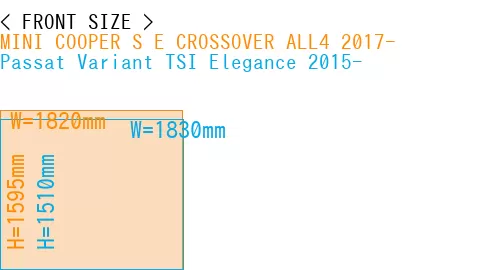 #MINI COOPER S E CROSSOVER ALL4 2017- + Passat Variant TSI Elegance 2015-